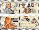 Scott #2779-82, 29¢ National Postal Museum stamps of 1993
