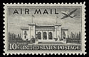 Scott #C34, 10¢ airmail stamp of 1947